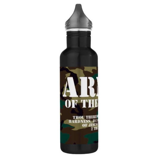 Army of the Lord, Bibel Scripture Camo Trinkflasche (Links)