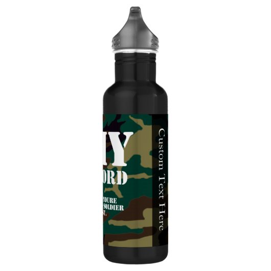 Army of the Lord, Bibel Scripture Camo Trinkflasche (Rechts)