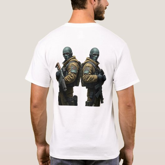 „Army of Two – Vater & Sohn im Einsatz“ T-Shirt (Rückseite)