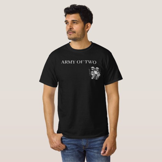 „Army of Two – Vater & Sohn im Einsatz“ T-Shirt (Vorne ganz)