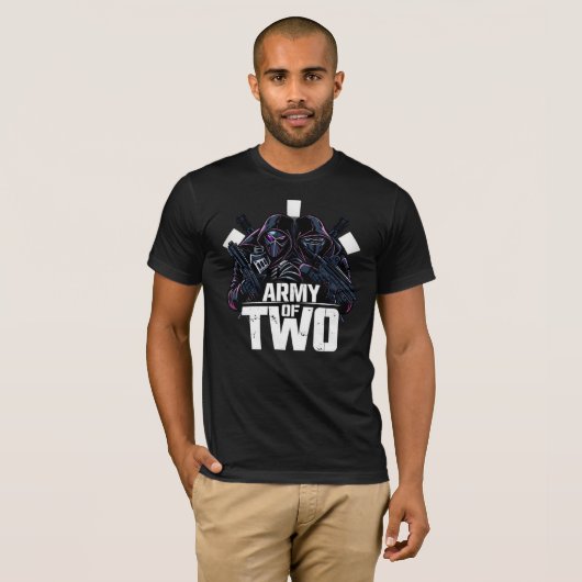 „Army of Two – Vater & Sohn im Einsatz“ T-Shirt (Vorne ganz)