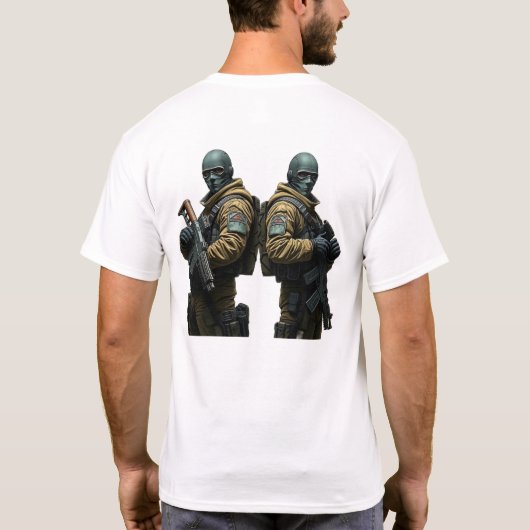„Army of Two – Vater & Sohn im Einsatz“ T-Shirt (Rückseite)