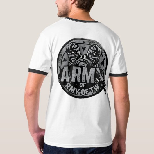 „Army of Two – Vater & Sohn im Einsatz“ Tri-Blend T-Shirt (Rückseite)