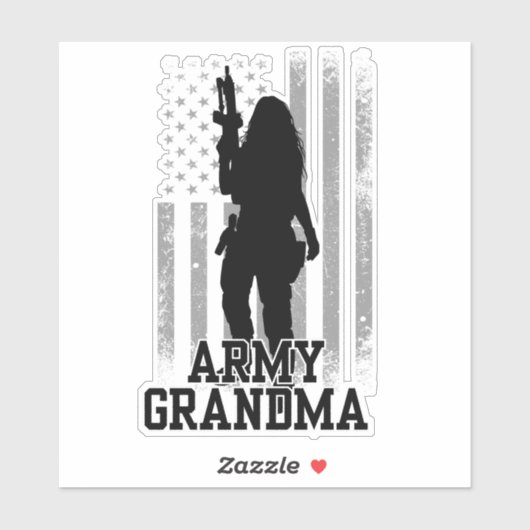 Army Oma Aufkleber (Blatt)
