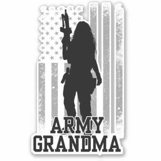 Army Oma Aufkleber (Vorderseite)