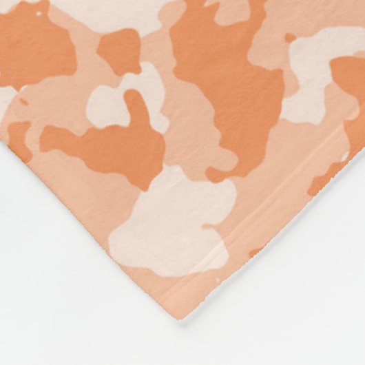 Army Orange Camouflage Camouflage Pattern Fleecedecke (Ecke)