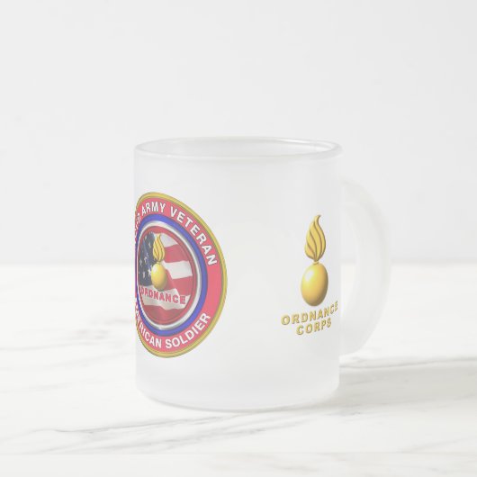 Army Ordnance Corps Mattglastasse (VorderseiteRechts)