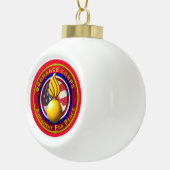 Army Ordnance Veteran Weihnachten Keramik Kugel-Ornament (Rechts)
