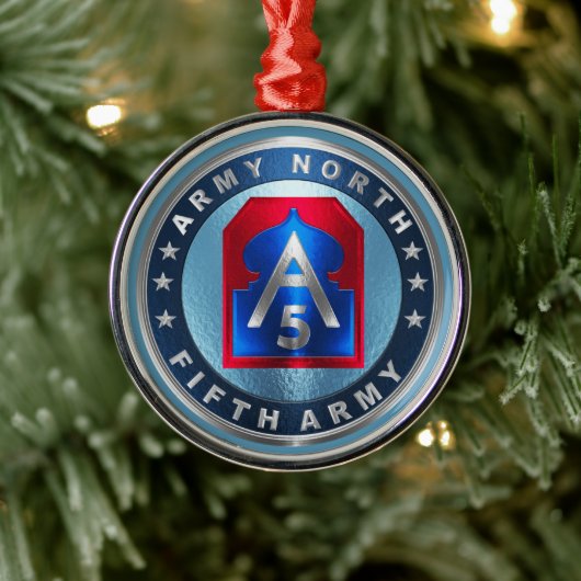 ARMY ORNAMENT AUS METALL (Baum)