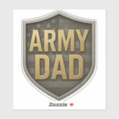 Army Papa Aufkleber (Blatt)
