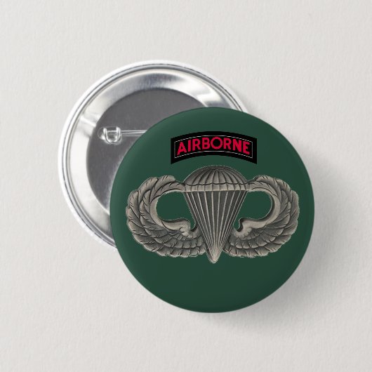 Army Parachutist Button (Vorne & Hinten)