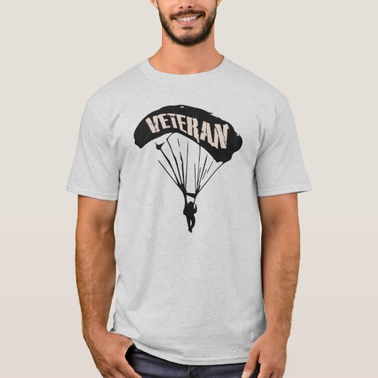Army Paratrooper Veteran T-Shirt (Vorderseite)