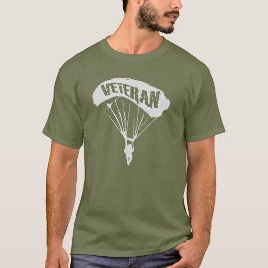 Army Paratrooper Veteran T-Shirt (Vorderseite)