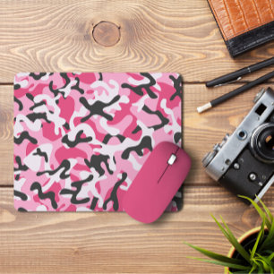 Army Pink Forest Camouflage   Camouflage Forest Mo Mousepad