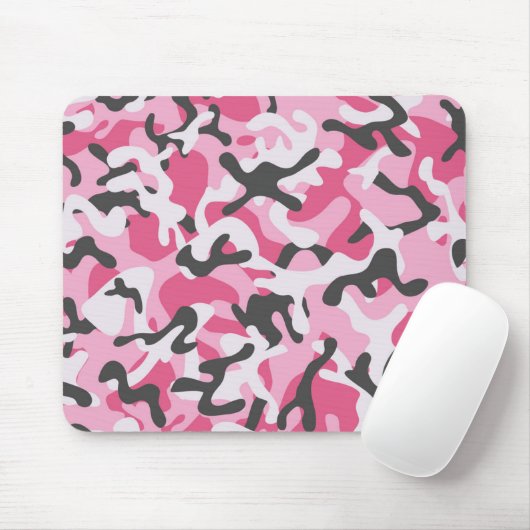 Army Pink Forest Camouflage | Camouflage Forest Mo Mousepad (Mit Mouse)