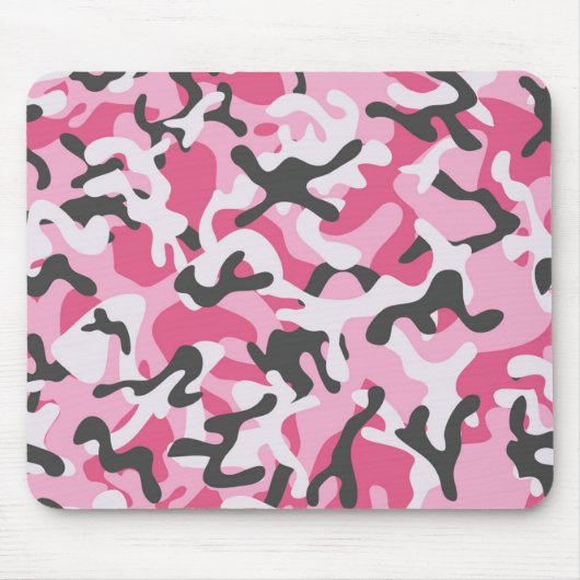 Army Pink Forest Camouflage | Camouflage Forest Mo Mousepad (Vorne)