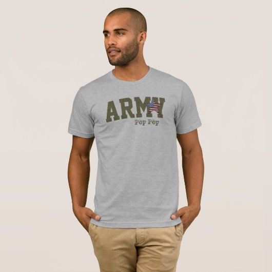 Army Pop Pop T - Shirt (Vorne ganz)