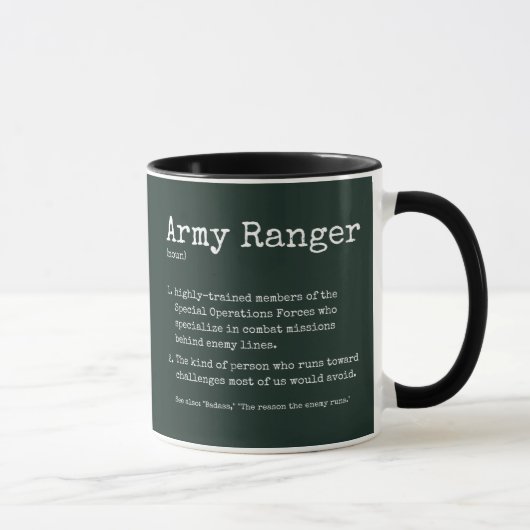Army Ranger Definition Tasse (Rechts)
