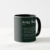 Army Ranger Definition Tasse (VorderseiteRechts)