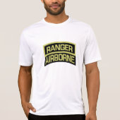 Army Ranger Im Flugzeug "Messing with the Best" T-Shirt (Vorderseite)