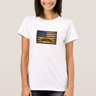 Army Ranger School - Amerikanische Flagge T-Shirt