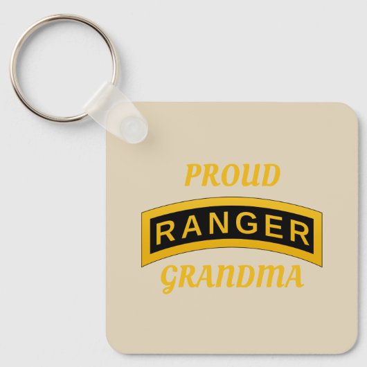 Army Ranger School - Proud Grandma  - Keychain Schlüsselanhänger (Vorderseite)