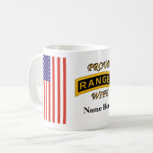 Army Ranger School - Stolze Ehefrau - Tasse (Vorderseite Links)
