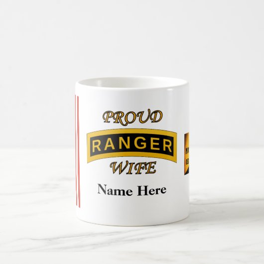 Army Ranger School - Stolze Ehefrau - Tasse (Mittel)