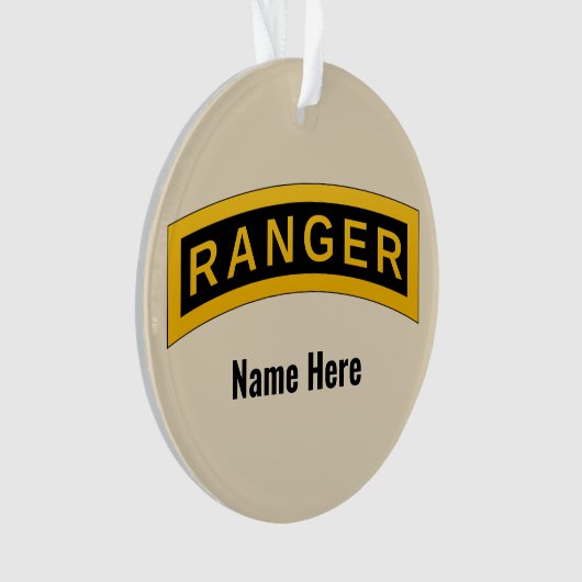 Army Ranger School Tab - Ornament (Vorderseite)