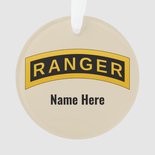 Army Ranger School Tab - Ornament (Vorderseite)