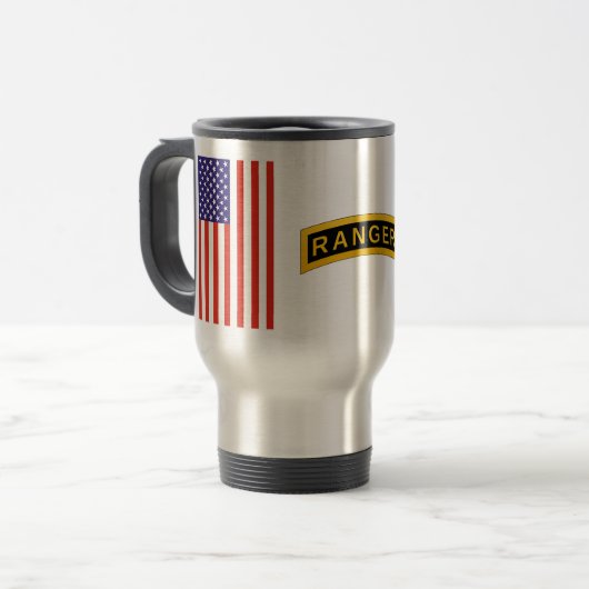 Army Ranger School - Zwei-Tone-Tasse Reisebecher (Vorderseite Links)