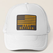 Army Remüde Veteran Truckerkappe (Vorderseite)