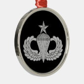 Army Senior Jump Wings Ornament Aus Metall (Rechts)