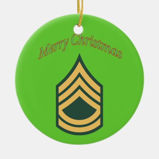 Army Sergeant First Class Weihnachtsschmuck (Vorne)