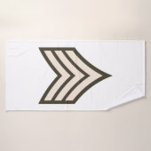 Army Sergeant rank Badehandtuch (Badehandtuch)