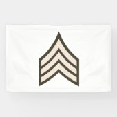 Army Sergeant rank Banner (Horizontal)