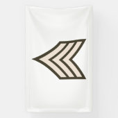 Army Sergeant rank Banner (Vertikal)