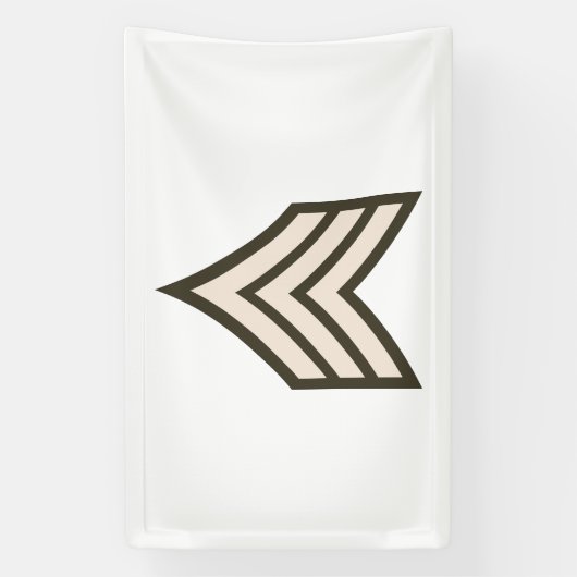 Army Sergeant rank Banner (Vertikal)