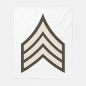 Army Sergeant rank Fleecedecke (Vorderseite)