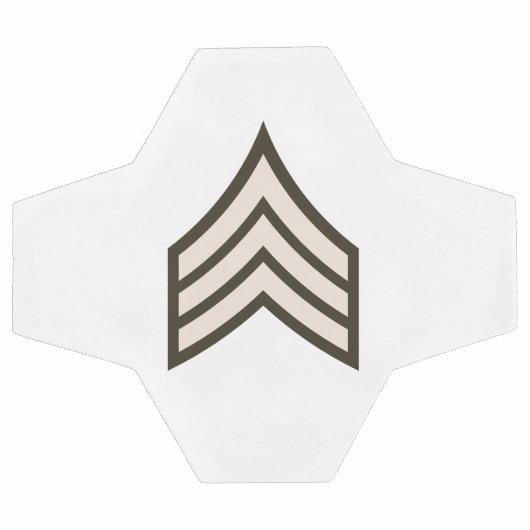 Army Sergeant rank Fußball (Flach)