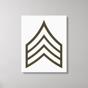 Army Sergeant rank Leinwanddruck