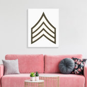 Army Sergeant rank Leinwanddruck (Insitu (Wohnzimmer))