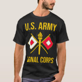 ARMY SIGNAL CORPS BRANCH USASC US Sweatshirt T-Shirt (Vorderseite)