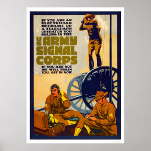 Army Signal Corps Poster