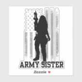 Army Sister Aufkleber (Blatt)