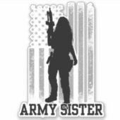 Army Sister Aufkleber (Vorderseite)
