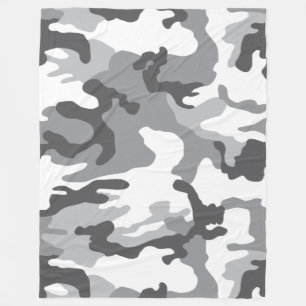 Army Snow Camouflage Fleecedecke