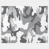 Army Snow Camouflage Fleecedecke (Vorderseite (Horizontal))
