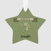 Army Soldier Personalisierte Ornament der Streitkr (Vorderseite)