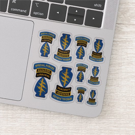 Army Special Forces Green Berets Contour Stickers Aufkleber (Detail)